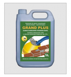 GRAND PLUS 5L plastyfikator do zapraw budowlanych  - 1